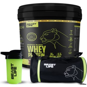 Isorich Blend Whey Protein with Ultrasorb Tech (3696G) | Free Gym Bag and Shaker