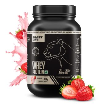Strawberry Pro Concentrate Whey Protein with Ultrasorb Tech | 924gm