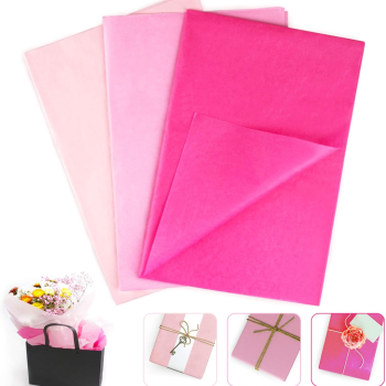 20"X 30" Assorted Pink Tissue Paper Bulk, 30 Sheets for Gift Bags, Craft and DIY, Gift Wrapping for Baby Shower, Wedding, Holiday - 3 Colors