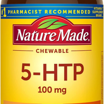 Chewable 5HTP 100Mg, 5-HTP Mood Support Supplement, 30 5 HTP Chewable Tablets, 30 Day Supply