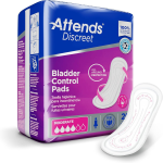 Discreet Female Incontinent Pad Moderate 10.5" L ADPMOD, Moderate, 20 Ct