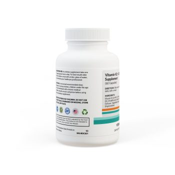 Vitamin K2 + D3 Supplement (60 Capsules)