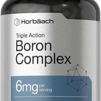 Triple Boron Complex 6 Mg Supplement | 300 Tablets | for Men and Women | Vegetarian, Non-Gmo & Gluten Free | Triple Action Boron Citrate, Boron Glycinate, Boron Asparate