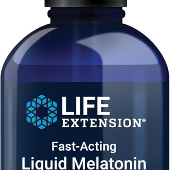 Fast-Acting Liquid Melatonin (Citrus-Vanilla Flavor), 3 Mg, Optimal Sleep Support, Healthy Circadian Rhythms, Cellular Defense, Gluten-Free, Non-Gmo, 2 Fl Oz