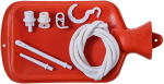 Rubber Douche / Enema Bag, Hot Water Bottle Combination System Kit for Men and Women, Reusable Colonic Kit Used for Coffee and Water Manual Pressure Enema