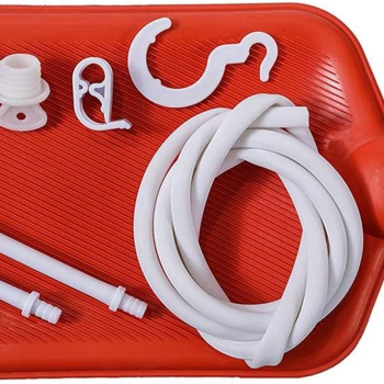 Rubber Douche / Enema Bag, Hot Water Bottle Combination System Kit for Men and Women, Reusable Colonic Kit Used for Coffee and Water Manual Pressure Enema