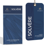 Solvère Disposable Card Freshener for Men | Car Scents Air Freshener with Solvère Fragrance | Strong Car Perfume Air Freshener with Odour Eliminating Technology by