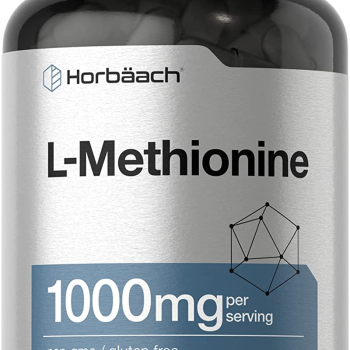 L-Methionine 1000Mg | 100 Capsules | Non-Gmo, Gluten Free | Free Form Supplement