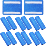 6 Pairs Soft Nasal Oxygen Covers Oxygen Nasal Cannula Protective Covers Cannula Face Ear Cushions for Users to Help Relieve Ear Pain and Prevent Cheek Indentation Discomfort(Blue)